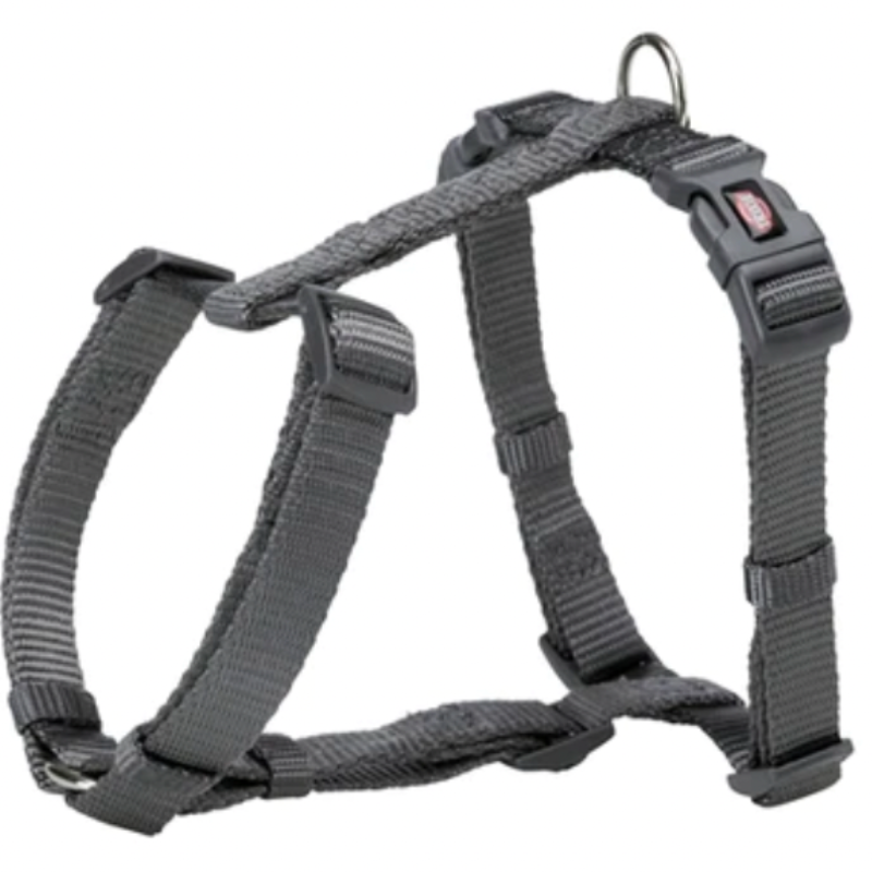 Hundegeschirr Premium H-Body Grau